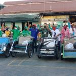 Peduli Dampak Covid-19, Abang Becak Dapat Sembako dan Masker dari Kodim 0815 Mojokerto