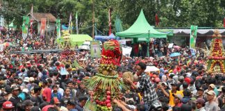 KenDuren di Lapangan Desa Wonosalam, Kecamatan Wonosalam. Minggu (5/3/2023).