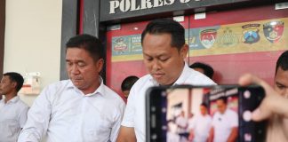 AKP Aldo Febrianto saat memberikan keterangan. Senin (20/3/2023).