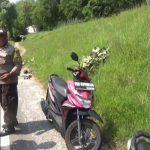 Polisi saat melakukan olah TKP. (Dok. Satlantas polres Jombang)