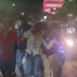 Pelaku upaya curanmor di Surabaya saat diamankan polisi.