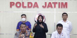 Press rilis digelar di Mapolda Jatim