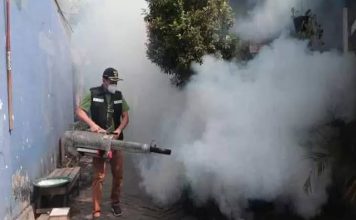 Surat Instruksi PLT Bupati Sidoarjo Plt Bupati Sidoarjo Saat melakukan Fogging di daerah Kecamatan Sedati.