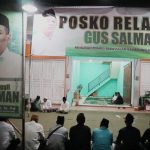 Suasana tasyakuran relawan Gus Salman diposko relawan. Bongkah.id/Karimatul Maslahah/