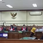 agenda keterangan saksi di pengadilan tipikor yang dipimpin Ketua Majelis Ni Putu Sri Indayani.