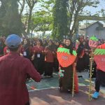 Proses pemilihan Ketua OSIS SMAN 1 Kutorejo Kabupaten Mojokerto.