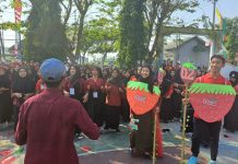 Proses pemilihan Ketua OSIS SMAN 1 Kutorejo Kabupaten Mojokerto.