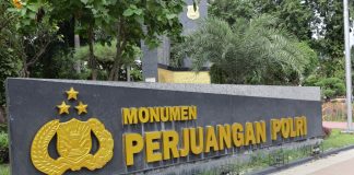 Monumen perjuangan Polri.