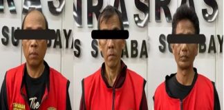 Pelaku curanmor dibekuk Polrestabes Surabaya.