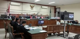 Sidang pemotongan Insentif BPPD Sidoarjo.