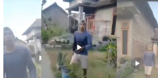 Tangkapan layar video pembeli sistem COD di Jombang marah-marah ke kurir.