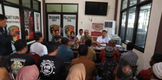 Proses restoratif justice di ruang Satreskrim Polres Jombang. bongkah.id/Karimatul Maslahah/