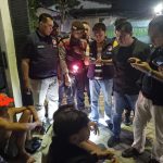 Polisi saat melakukan patroli malam. Bongkah.id/Karimatul Maslahah/