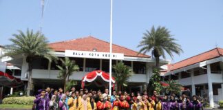 peringatan Hari Sumpah Pemuda (HSP) di Balai Kota Kediri.