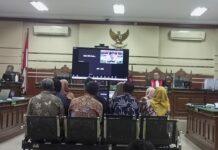 Sidang Lanjutan Kasus Tipikor Mantan Bupati Sidoarjo Ahmad Mudhlor.