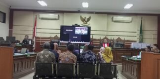 Sidang Lanjutan Kasus Tipikor Mantan Bupati Sidoarjo Ahmad Mudhlor.