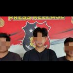 Pelaku penganiaya diamankan Polsek Jombang Kota.