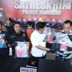 foto : Kasatreskrim polres Jombang AKP Margono Suhendra saat ungkap kasus penganiayaan balita meninggal. Bongkah.id/Karimatul Maslahah/