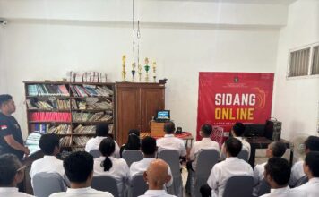 Remisi Natal napi lapas klas IIA Kediri