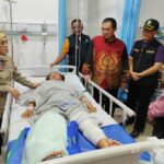 Korban selamat tanah longsor Wonosalam Jombang saat menjalani perawatan di RSUD Jombang./bongkah.id/Karimatul Maslahah/