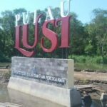 Pulau lumpur Sidoarjo atau LUSI