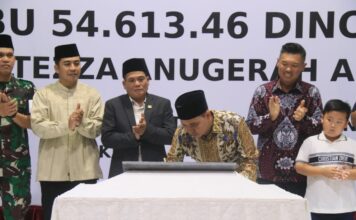 Bupati Mojokerto Muhammad Al Barra meresmikan SPBU di Dinoyo, Jatirejo