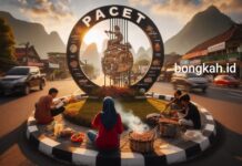 Ilustrasi bundaran Pacet Foto: dibuat menggunakan AI