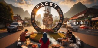 Ilustrasi bundaran Pacet Foto: dibuat menggunakan AI