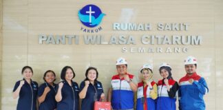 PGN mulai memasok gas bumi ke Rumah Sakit Panti Wilasa Citarum Semarang, Jawa Tengah.