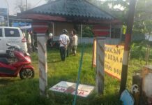lokasi kejadian lakalantas di jalan raya Desa Kwaron, Diwek, Jombang./bongkah.id/Karimatul Maslahah/