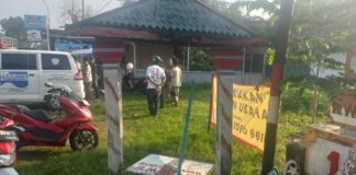 lokasi kejadian lakalantas di jalan raya Desa Kwaron, Diwek, Jombang./bongkah.id/Karimatul Maslahah/