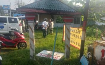 lokasi kejadian lakalantas di jalan raya Desa Kwaron, Diwek, Jombang./bongkah.id/Karimatul Maslahah/