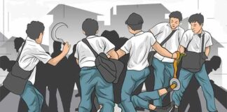 Ilustrasi tawuran