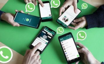 Ilustrasi aplikasi WhatsApp