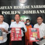 Satresnarkoba saat menggelar pres rilis ungkap peredaran narkotika /bongkah.id/Karimatul Maslahah/