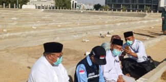 Pemakaman jemaah haji di Makkah./bongkah.id/Karimatul Maslahah/