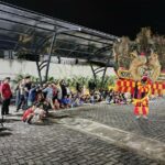 Pertunjukan reog Ponorogo di halaman rumah Anggota DPRD Provinsi Jawa Timur, Eko Yunianto, di Jember. (Bongkah.id/Muhammad Hatta)
