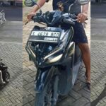 rekaman CCTV Fendi saat membawa motor Lilik warga Jombang./bongkah.id/Karimatul Maslahah/
