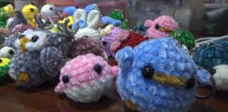 Boneka Rajutan Ala Jepang Karya Emak-Emak. (Bongkah.id/Muhammad Hatta)