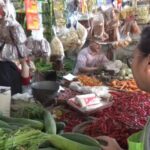 Pedagang cabai di pasar pon Jombang./bongkah.id/Karimatul Maslahah/