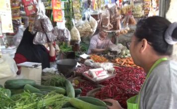Pedagang cabai di pasar pon Jombang./bongkah.id/Karimatul Maslahah/