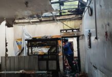 Kebakaran warung di Diwek, Jombang. Bongkah id/Karimatul Maslahah/