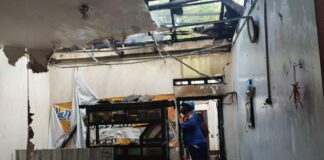 Kebakaran warung di Diwek, Jombang. Bongkah id/Karimatul Maslahah/