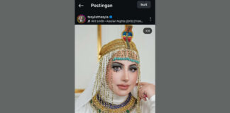 Selebgram dan content creator Tasyi Athasyia menjadi sorotan publik setelah dirinya mengenakan busana khas tokoh legendaris Mesir, Cleopatra