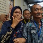Keluarga korban usai menghadiri persidangan./bongkah.id/Karimatul Maslahah/