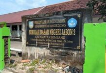 SDN Jabon 2 Kabupaten Jombang. Bongkah.id/Karimatul Maslahah/