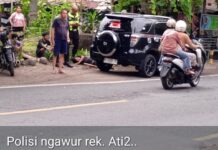 Tangkapan layar postingan warganet dugaan pemukulan yang dilakukan oknum polantas di Jombang. Istimewa