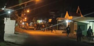 Video gerombolan motor saat tawuran di letter S Jogoroto Jombang./bongkah.id/Karimatul Maslahah/