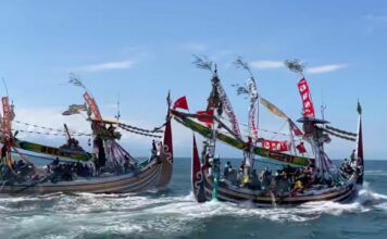 Petik laut di Muncar Banyuwangi, Sabtu (12/7/2025).. Bongkah id/Muhammad Hatta/