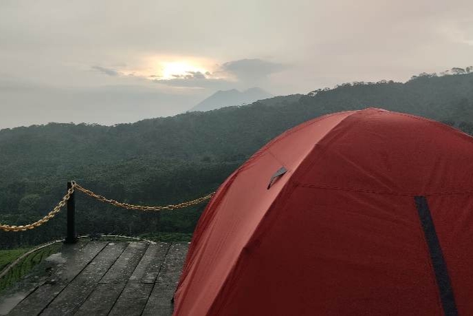 Lokasi Wisata Kebun Teh Gunung Gambir Jember. (Sumber foto dari Pengelola Wisata Agro Rengganis).